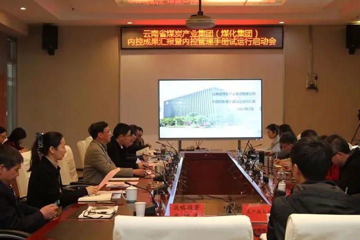 云煤（云顶国际）集团召开内控成就汇报暨内控系统试运行启动会