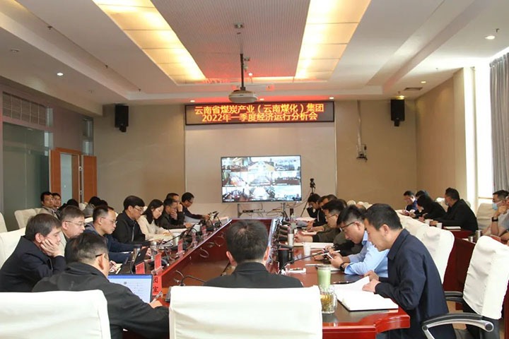 云煤（云顶国际）集团召开2022年一季度经济运行分析会