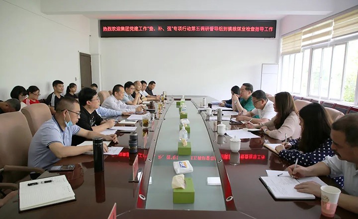 云煤（云顶国际）集团党建工作“查、补、强”第五调研督导组到镇雄煤业公司调研督导