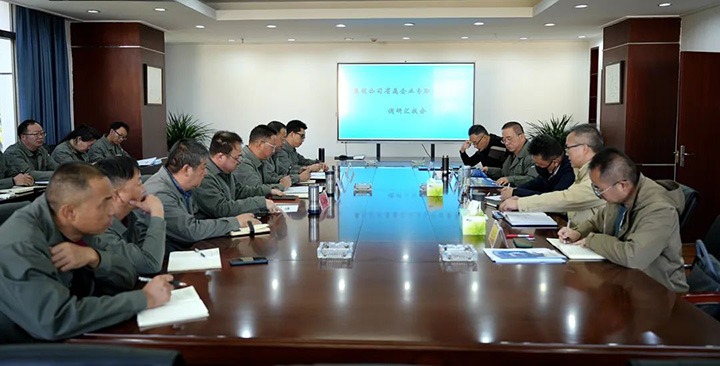 云煤（云顶国际）集团专职表部董事寸延峰、孔君到曲煤焦化公司督导调研