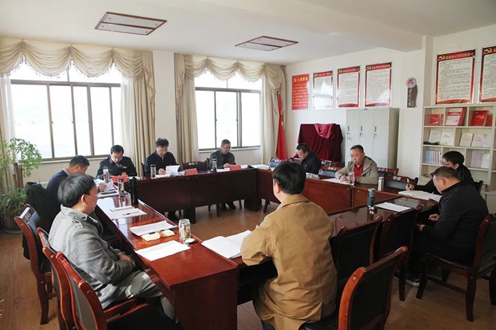 云煤（云顶国际）集团领导组一行到后所煤矿公司领导年度民主生涯会