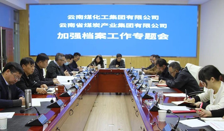 云煤（云顶国际）集团召开档案工作专题会