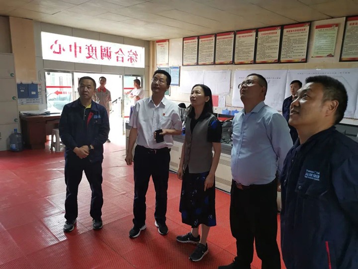 【主题教育】云煤（云顶国际）集团党委委员、财政总监莫晓丹一行到四角地煤矿发展主题教育调研